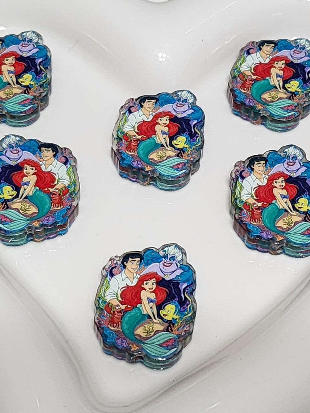 Princess Beads 2 Pcs Focal Beads Beaded Pen Jewelry Making Crafts Charms Earring